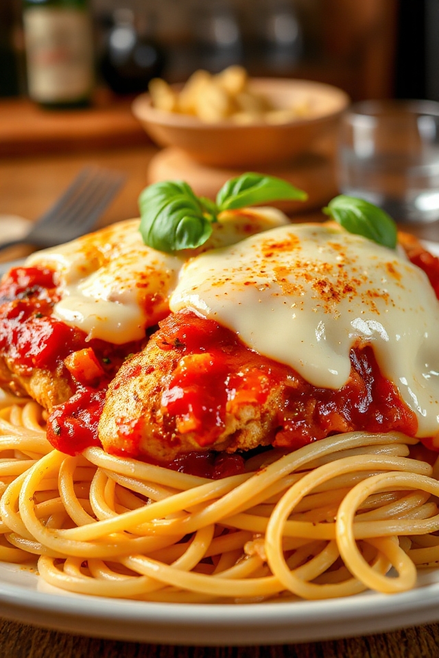 baked chicken with cheese
