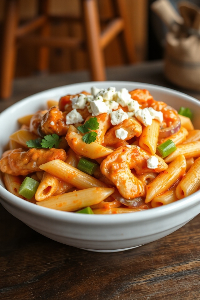 buffalo chicken pasta recipe