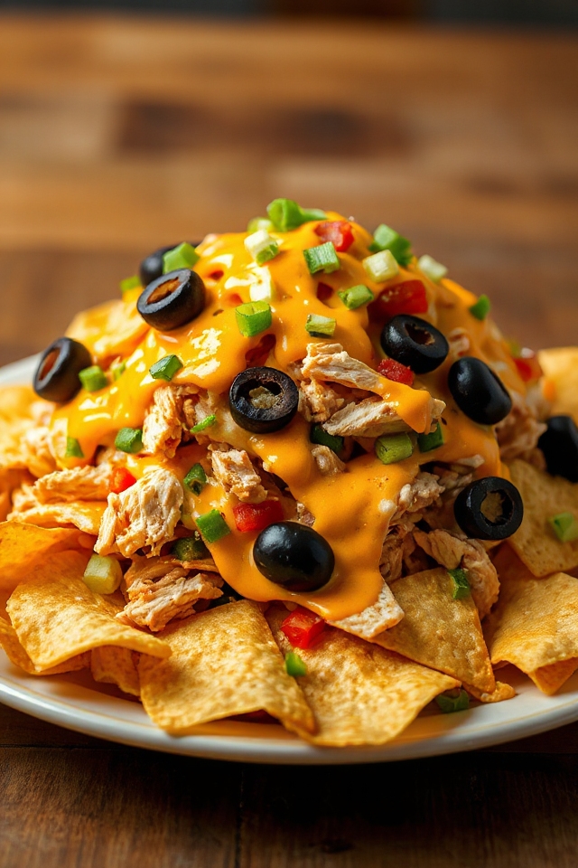 cheesy chicken nachos recipe