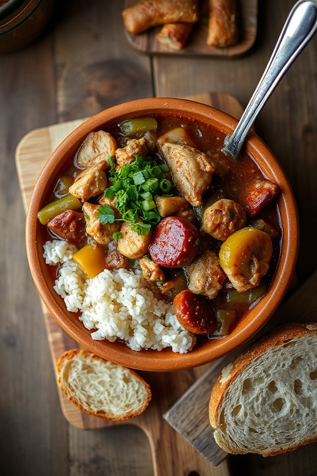 chicken and sausage stew