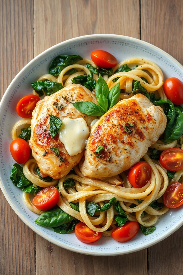 chicken florentine cooking instructions