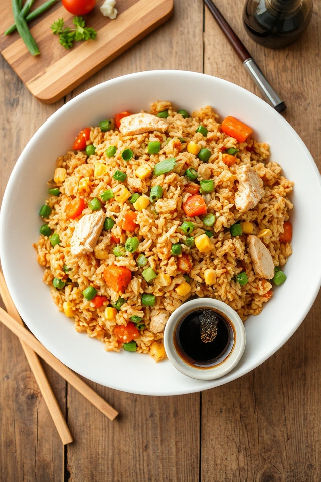 chicken fried rice instructions