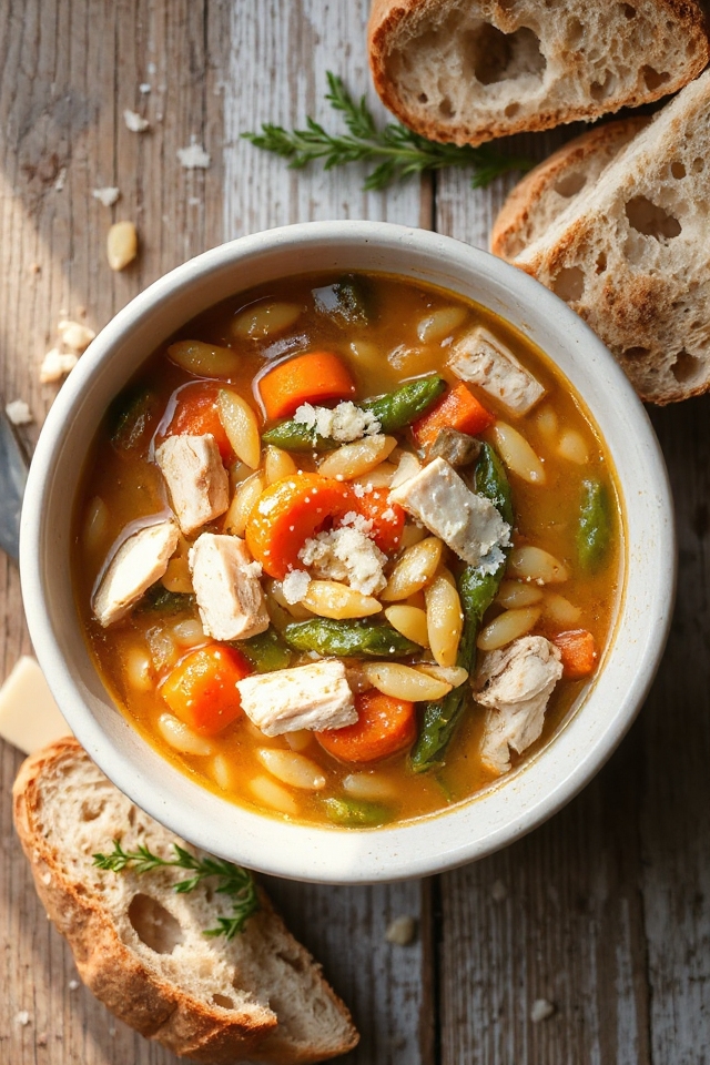 chicken orzo soup recipe
