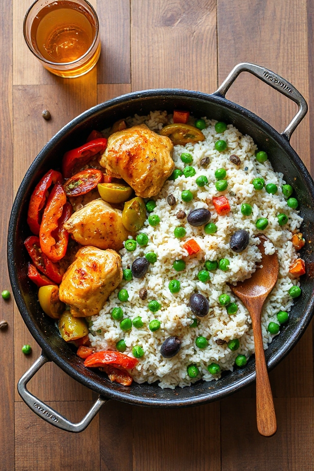 chicken paella cooking instructions