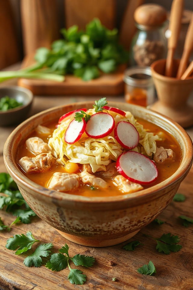chicken pozole preparation steps
