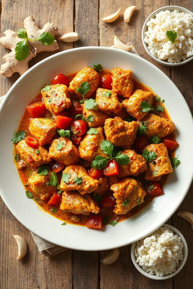 coconut infused chicken dish