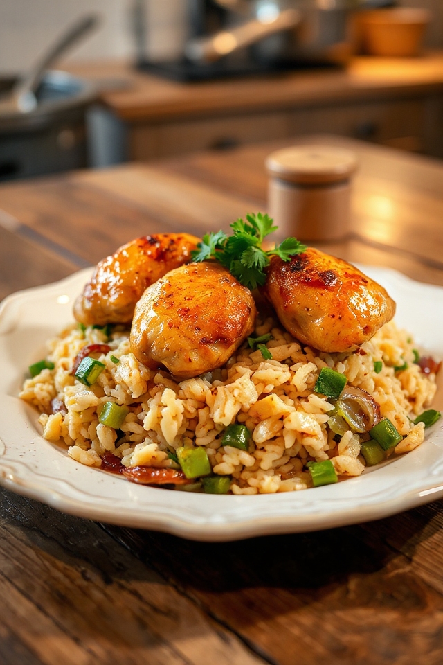 cozy chicken and rice adventure