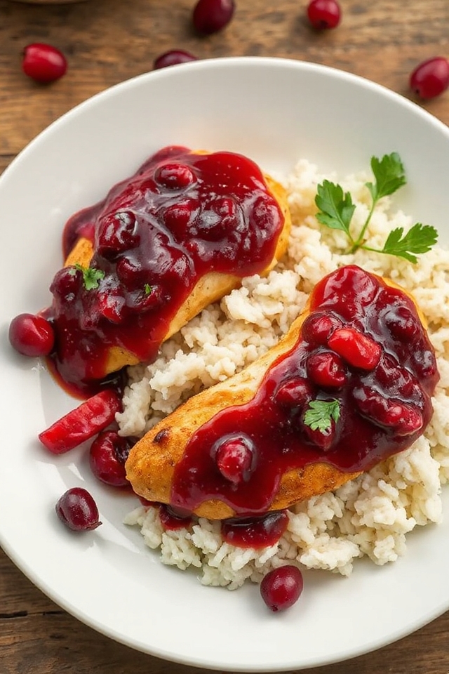cranberry chicken cooking instructions