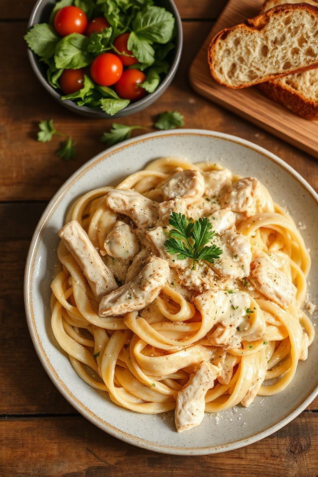 creamy chicken pasta dish