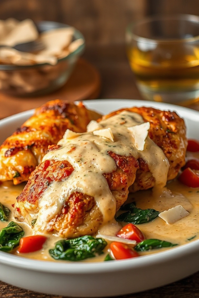 creamy tuscan chicken recipe
