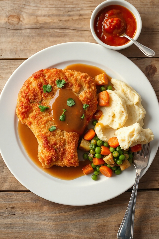 crispy breaded chicken dish