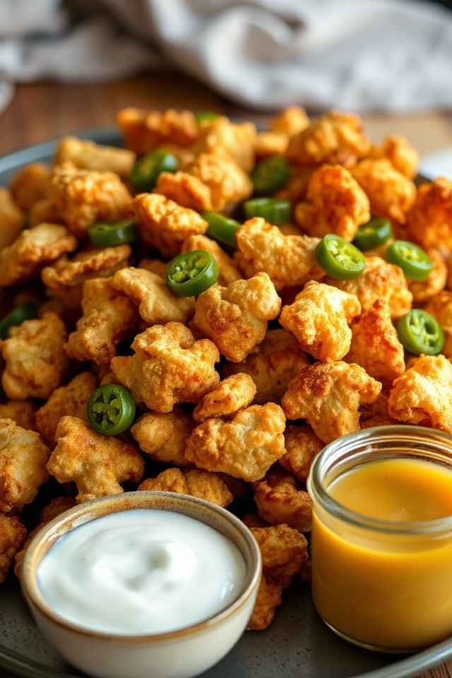 crispy cajun popcorn chicken