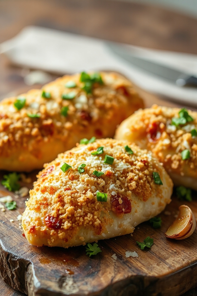 crispy cheesy parmesan chicken