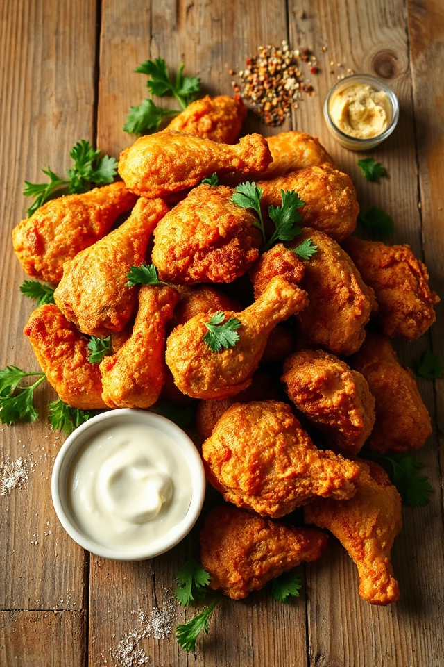 crispy flavorful fried chicken
