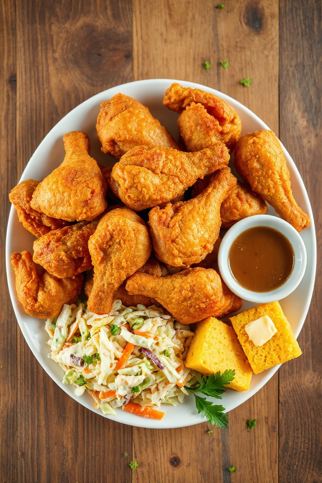 crispy flavorful fried chicken