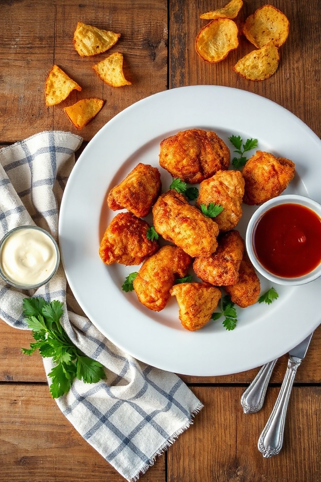 crispy golden chicken strips