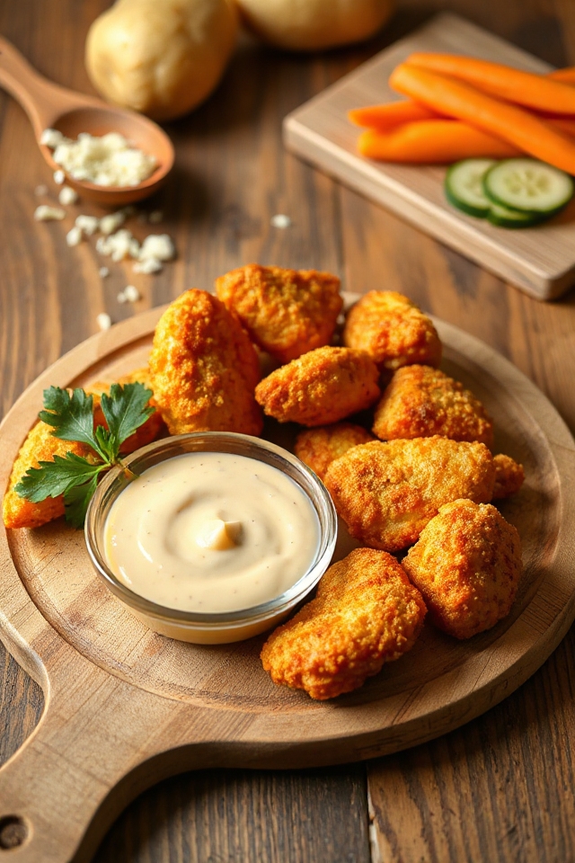 crispy homemade chicken nuggets