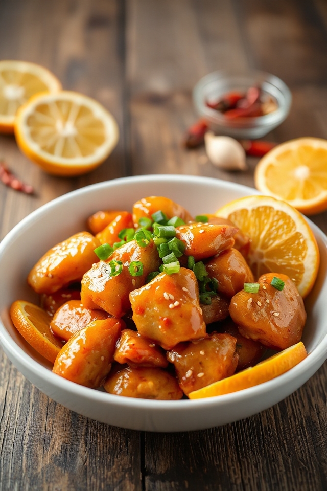 crispy orange chicken recipe