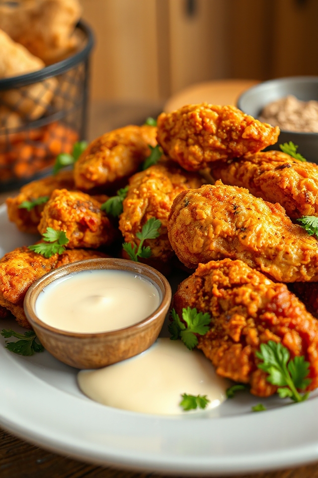 crispy seasoned buttermilk chicken
