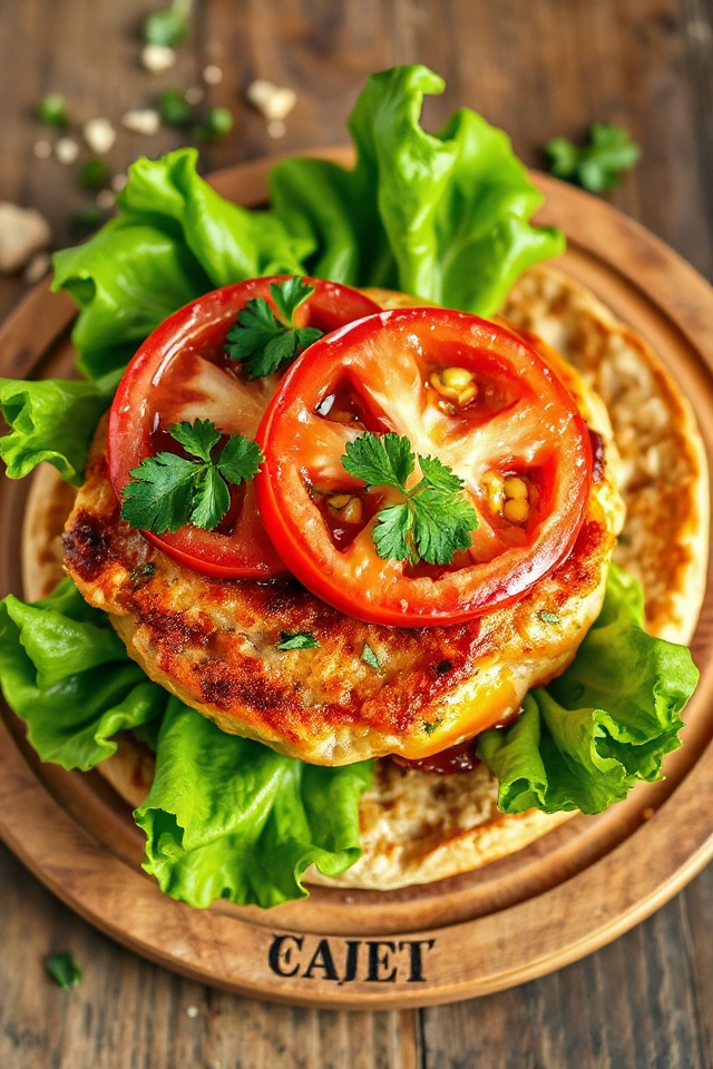 delicious chicken burger recipe