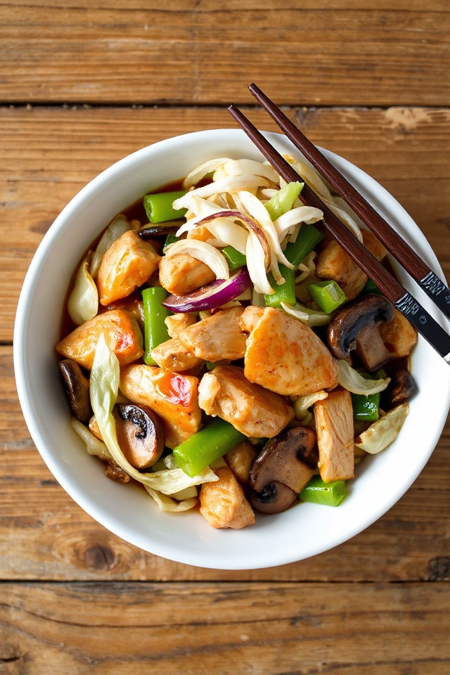 delicious chicken chow mein