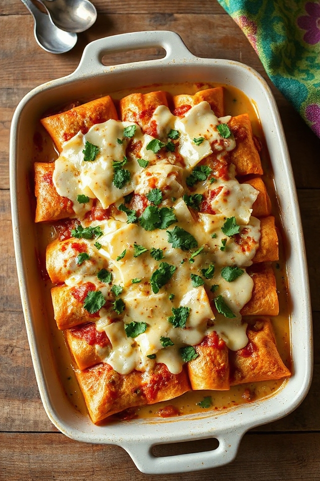 delicious chicken enchiladas recipe