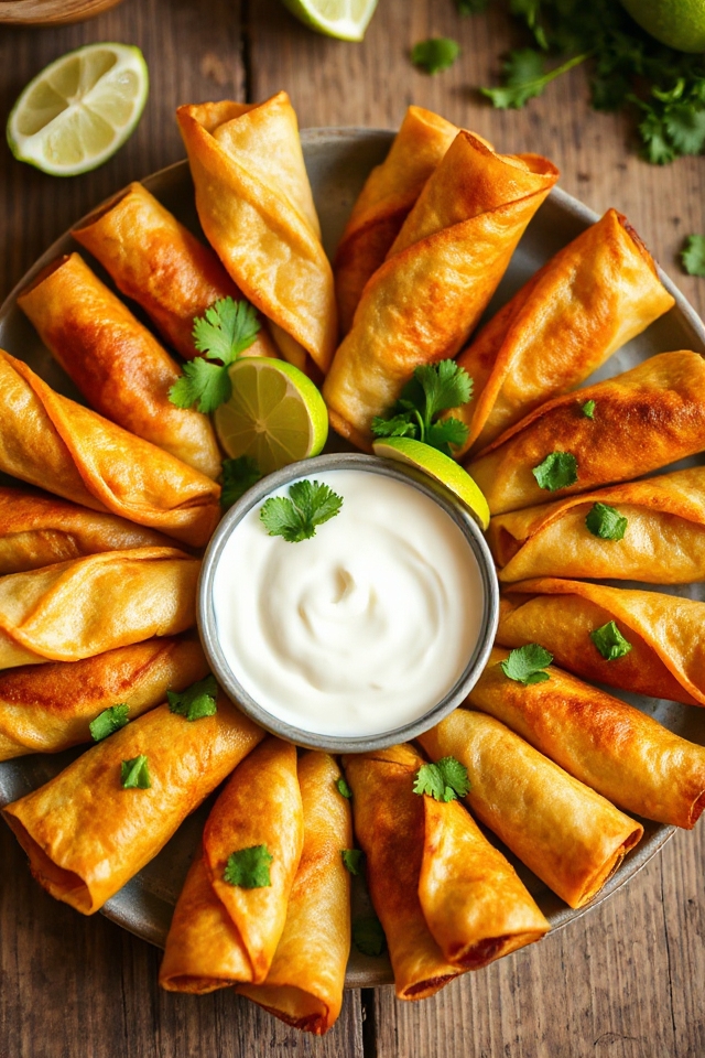 delicious chicken filled tortillas
