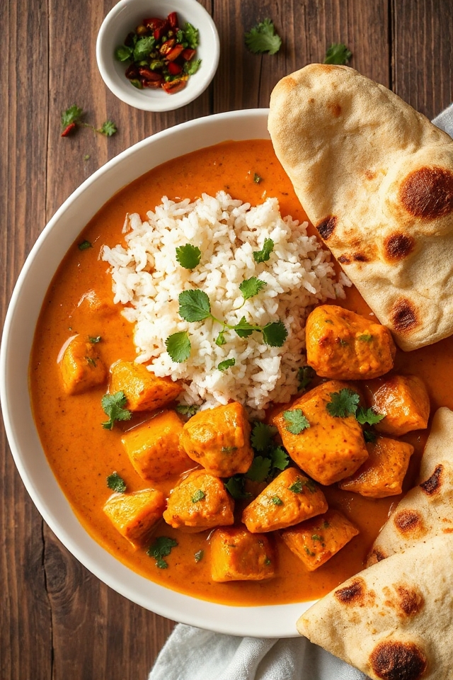 delicious creamy chicken curry
