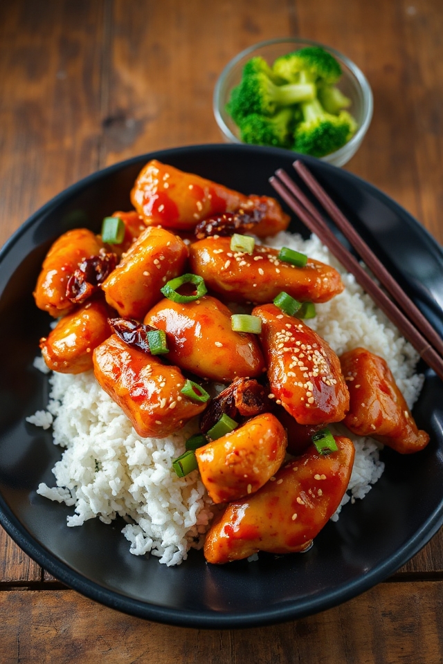 delicious general tso chicken