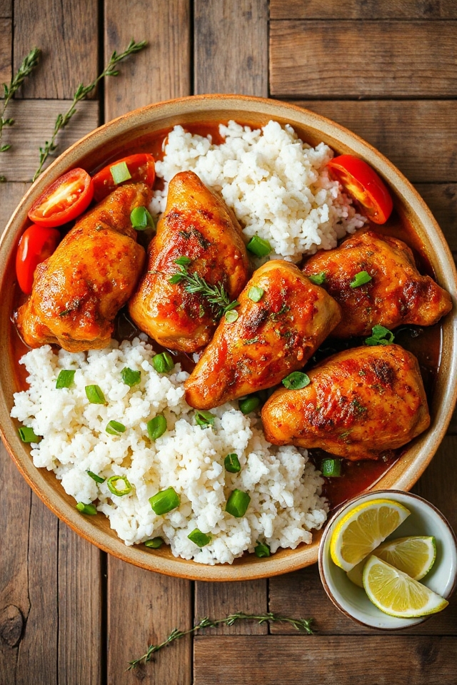 delicious jamaican chicken dish