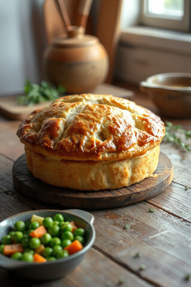 flaky pastry chicken pie