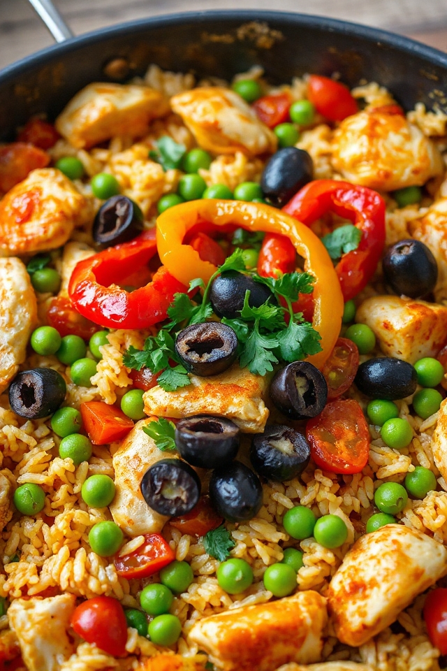 flavorful chicken paella recipe