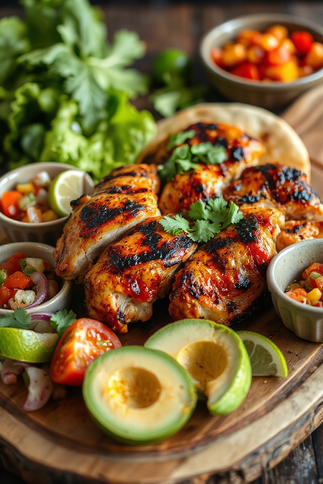 flavorful marinated grilled chicken