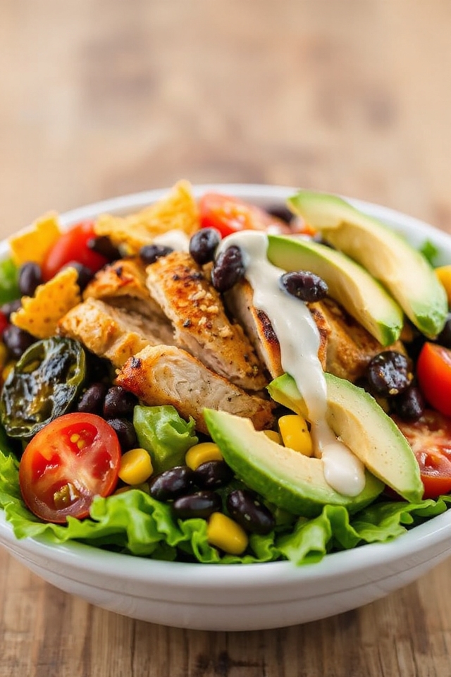 flavorful southwest chicken salad