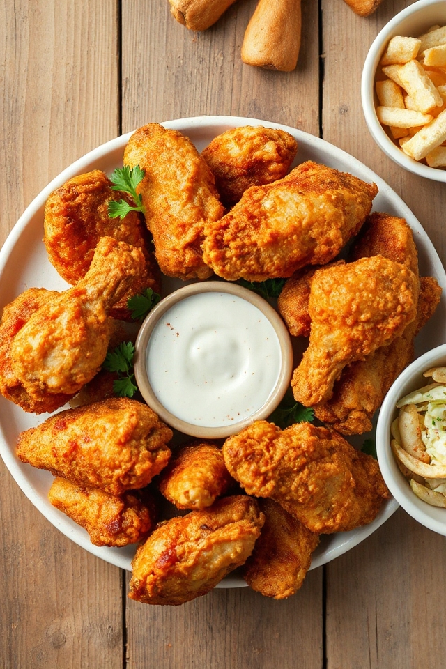 fried chicken cooking instructions