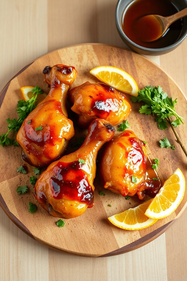 grilled chicken with barbecue