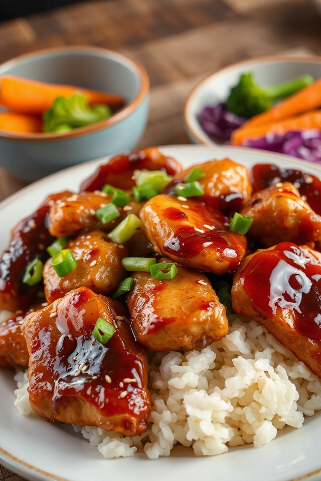marinate stir fry glaze serve
