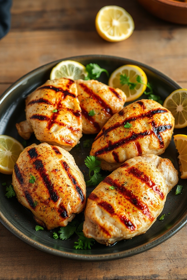 marinated grilled cajun chicken