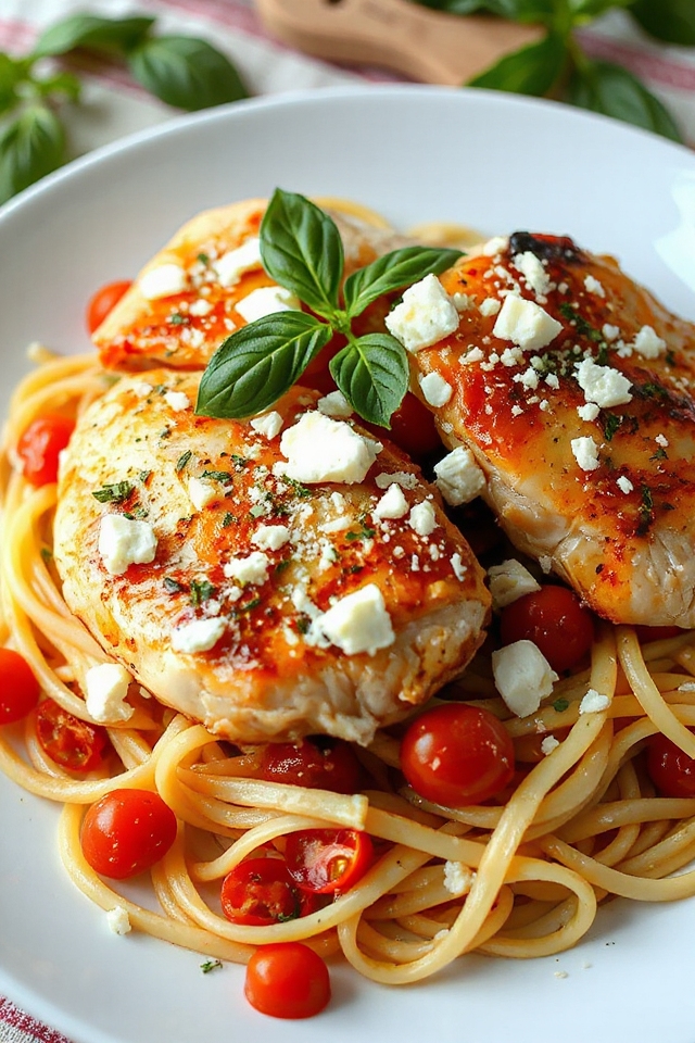 mediterranean chicken pasta recipe