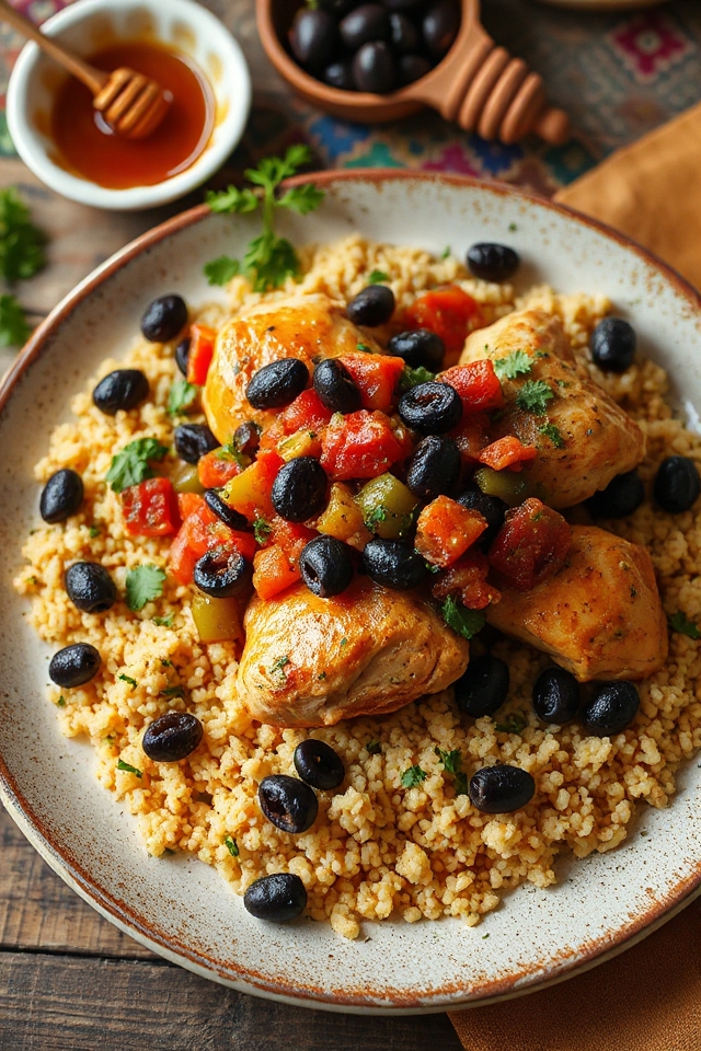 moroccan spiced chicken dish