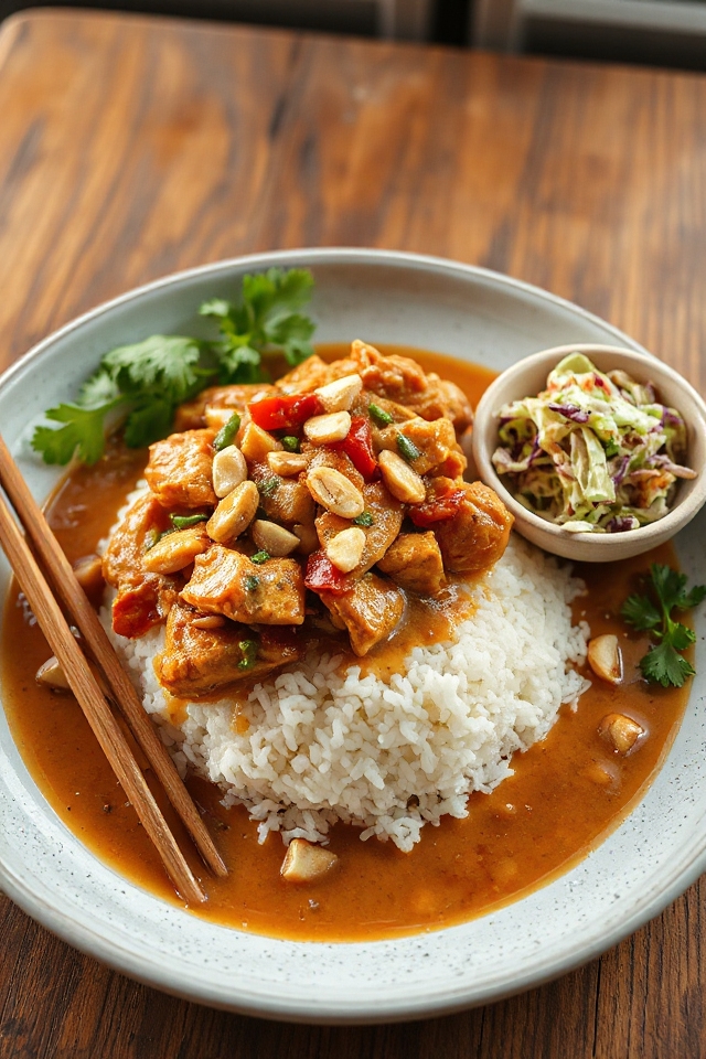 peanut chicken cooking instructions