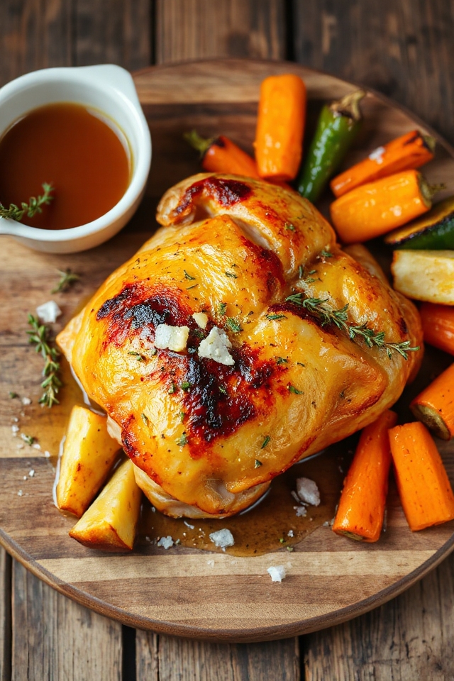 roasted chicken breast preparation