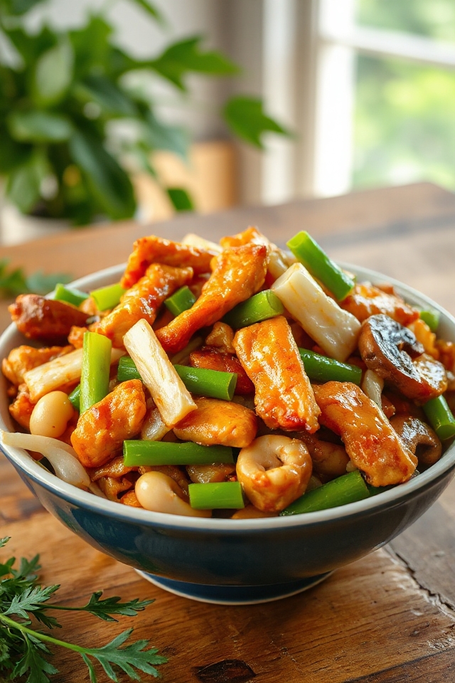 savory chicken and vegetables