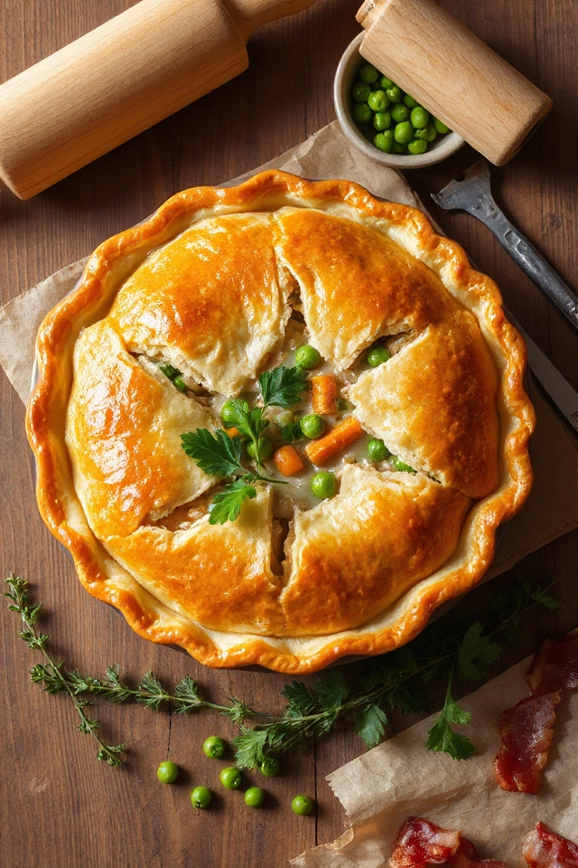 savory chicken pie recipe