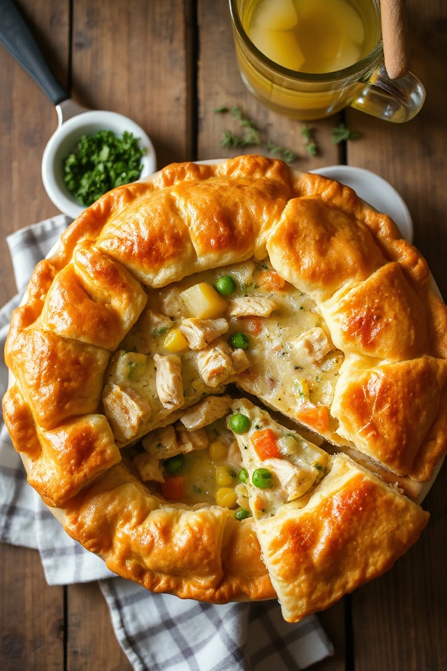savory chicken pie recipe