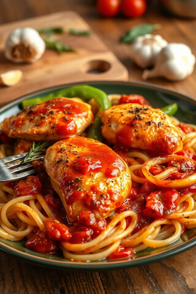 sear chicken simmer sauce