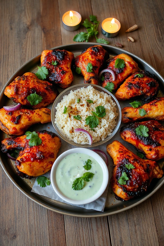 spiced grilled chicken dish