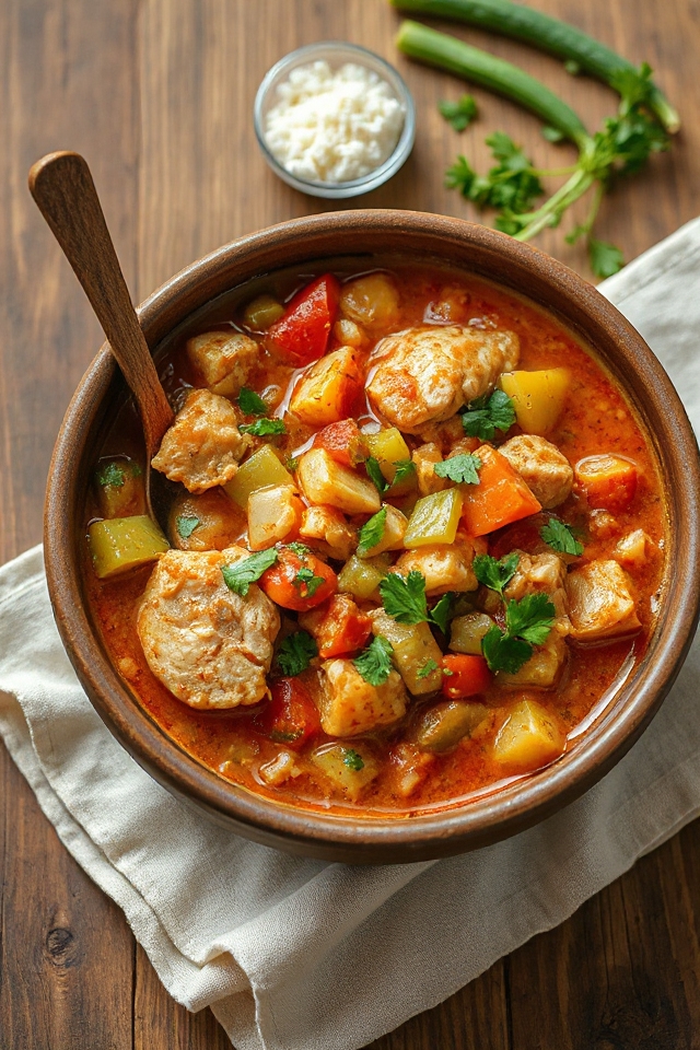 spicy chicken stew recipe