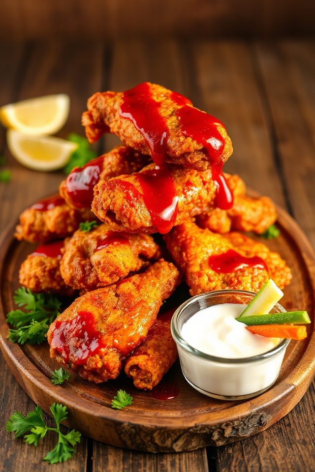 spicy marinated fried chicken