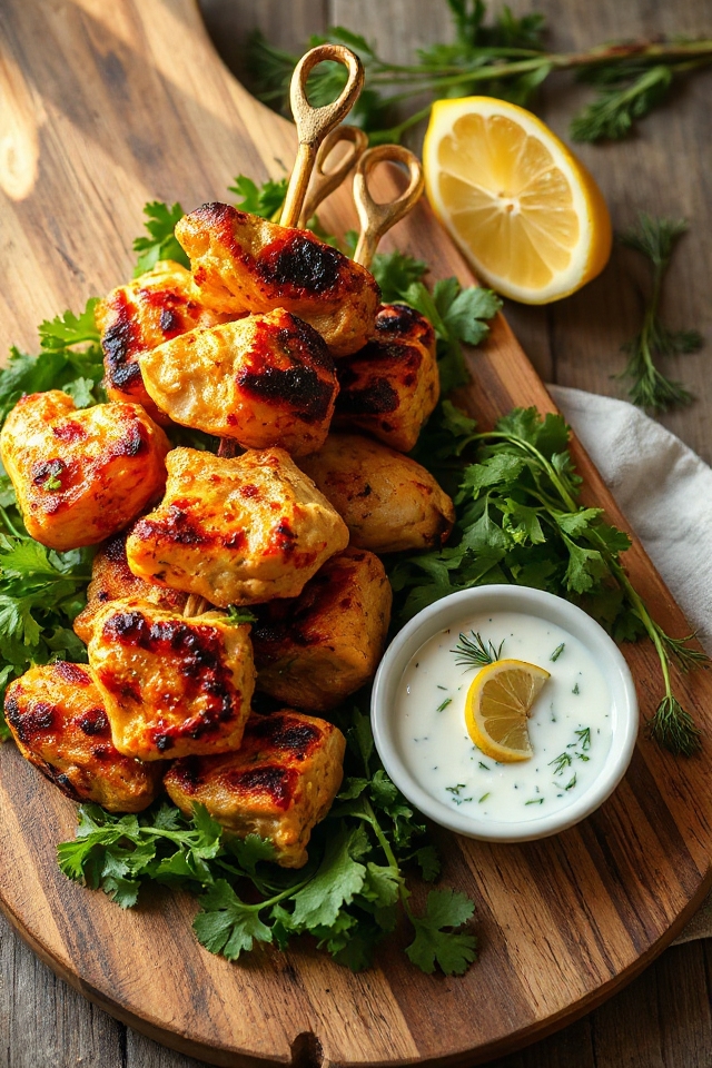 spicy marinated grilled chicken